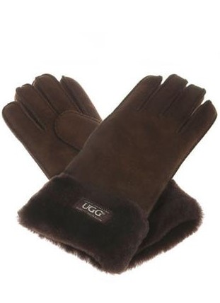 Ugg Gloves Turn Cuff Chocolate